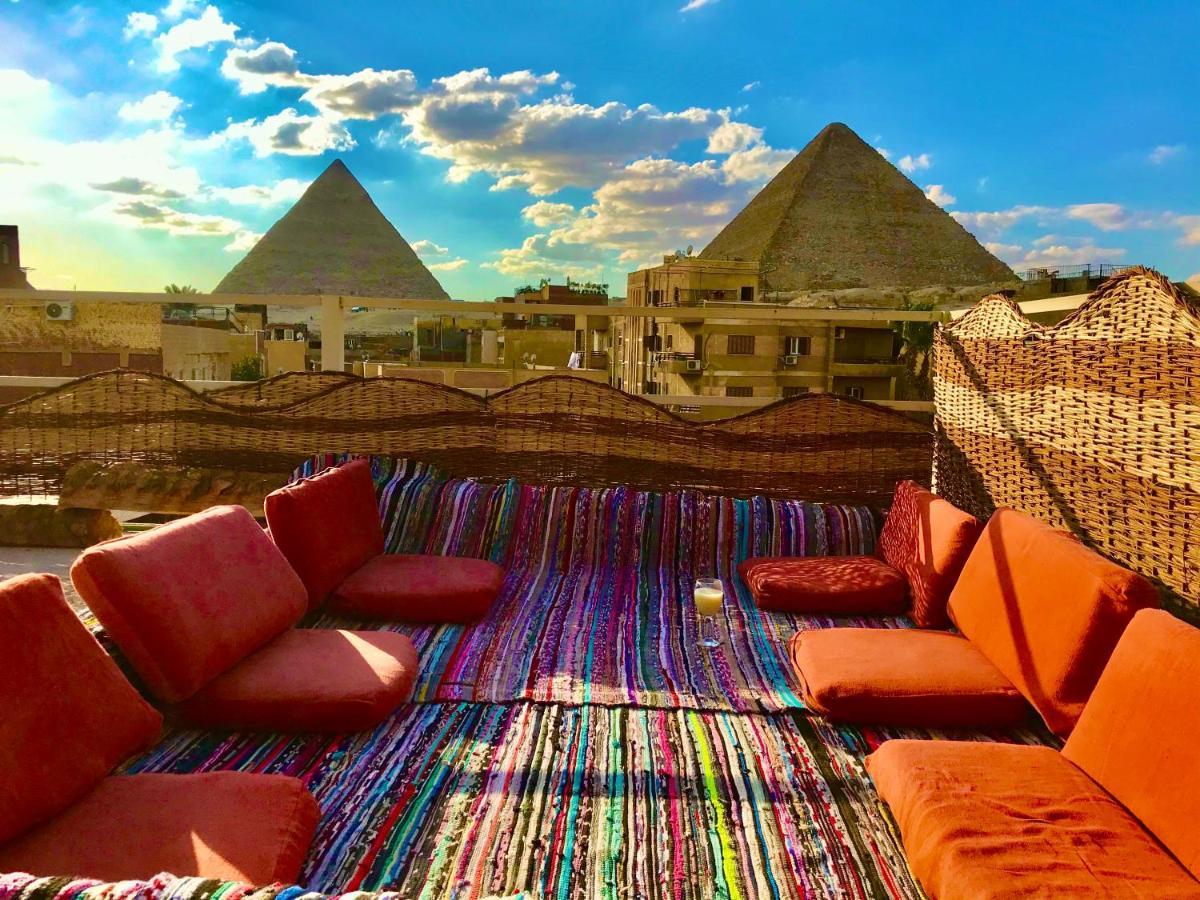 Carpet Alaadein Pyramids View Hotell Kafret el-Gabal Exteriör bild