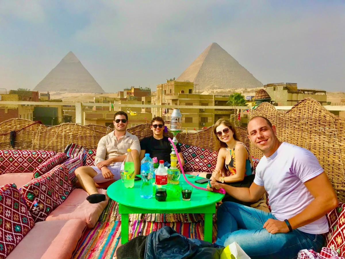 Carpet Alaadein Pyramids View Hotell Kafret el-Gabal Exteriör bild